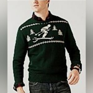 American Living Dark Green Ski Sweater